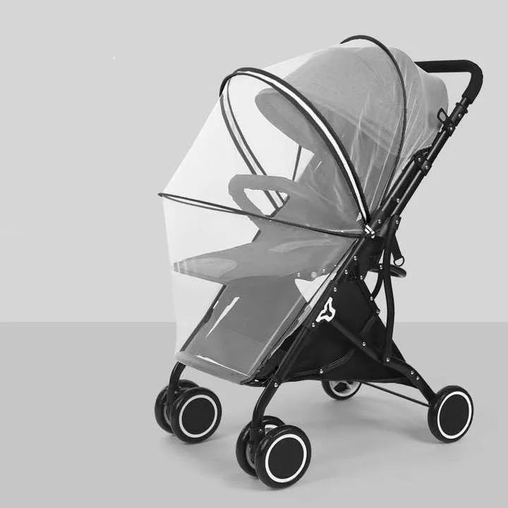 Universal Summer Mesh Zipper Baby Stroller Mosquito Net Full Cover Insect Protection For Bebies Pra