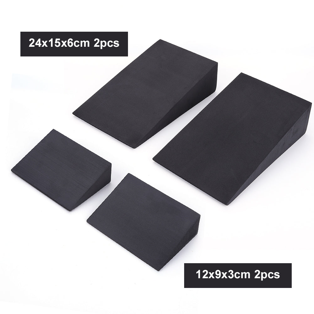 Non-Slip Yoga Wedge Blocks for Squat, Yoga Stretch Slant Board, Multi-Functional Calf Raise Block for Fitness