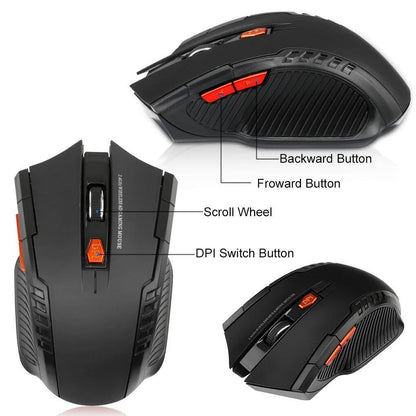 Wireless Mouse for Computer, Optical Mice with USB Receiver for Laptop, Gaming Mouse