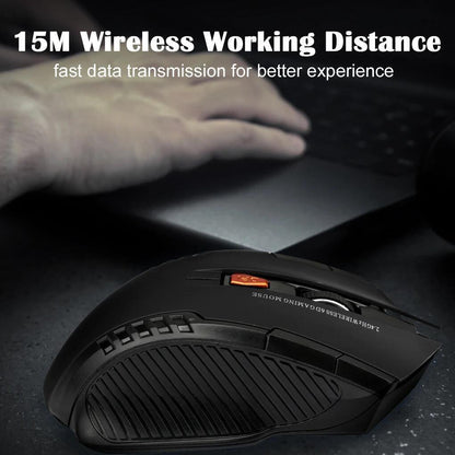 Wireless Mouse for Computer, Optical Mice with USB Receiver for Laptop, Gaming Mouse