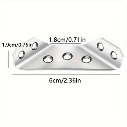 Angle Code Degrees Fixed Bracket for Furniture, Stainless Steel Connectors