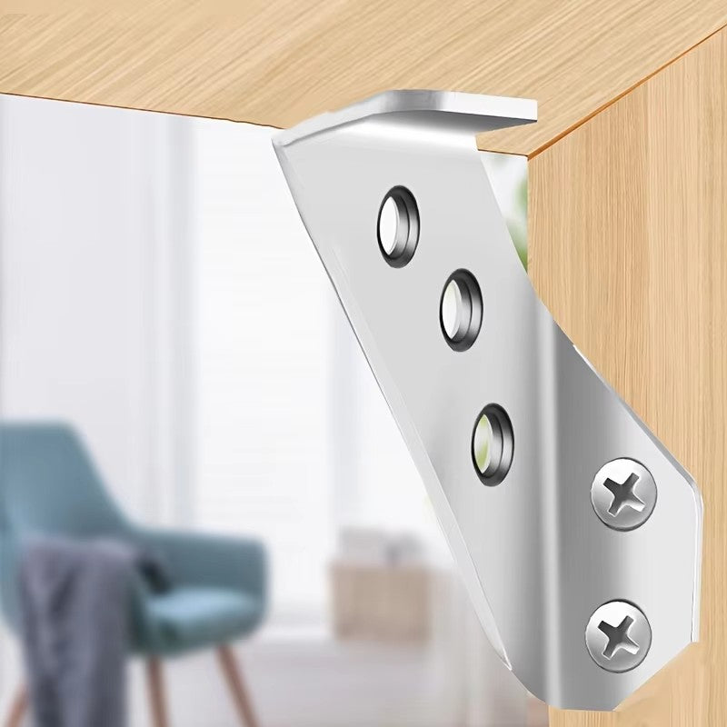 Angle Code Degrees Fixed Bracket for Furniture, Stainless Steel Connectors