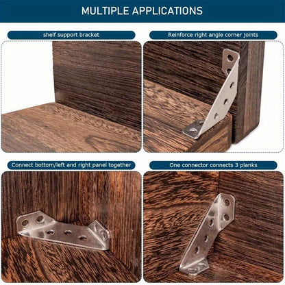 Angle Code Degrees Fixed Bracket for Furniture, Stainless Steel Connectors