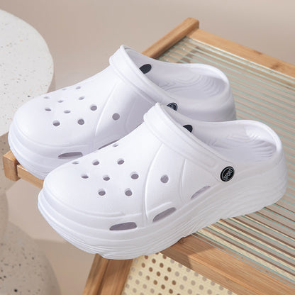 Womens Summer Platform Sandals Eva Clogs With Thick Sole Non Slip Beach Shoes For Women Hollow Out  3
