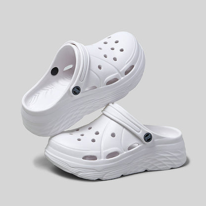 Womens Summer Platform Sandals Eva Clogs With Thick Sole Non Slip Beach Shoes For Women Hollow Out  7