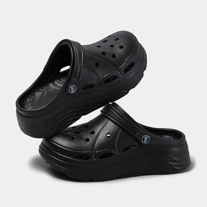 Womens Summer Platform Sandals Eva Clogs With Thick Sole Non Slip Beach Shoes For Women Hollow Out  8