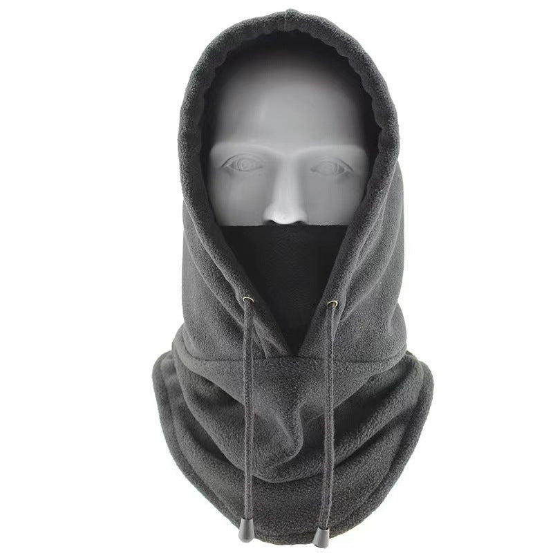 Polar Fleece Winter Cap, Windproof Cold Proof Mask, Adjustable Thermal Balaclava Ski Neck Cover for Cycling