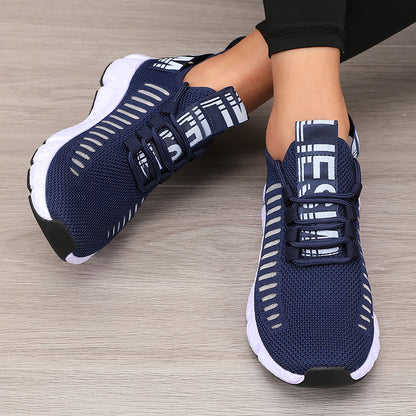 Breathable Womens Sports Platform Shoes For Outdoor Hiking Comfortable Walking Casual Trendy Design 7