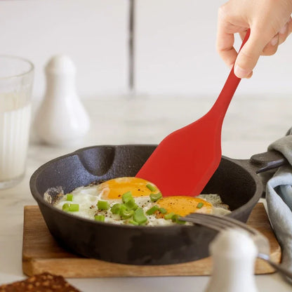 Silicone Non-stick Cooking Spatula, Dense Shovel for Frying Fish and Omelette, Kitchen Tool