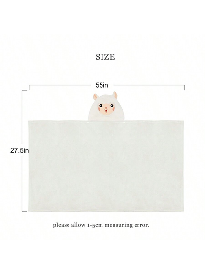 Newborn Super Soft Baby Hooded Bathrobe Towel Blanket For Toddlers Boys Girls 2