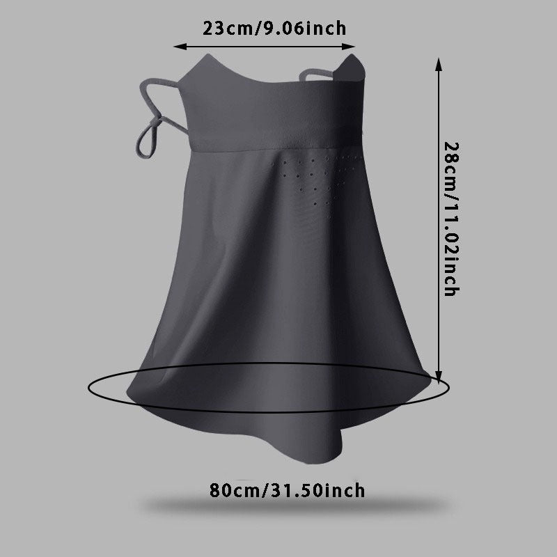 Breathable Sunscreen Mask For Women Imitation Ice Silk Antiultraviolet Summer Thin Cover 1