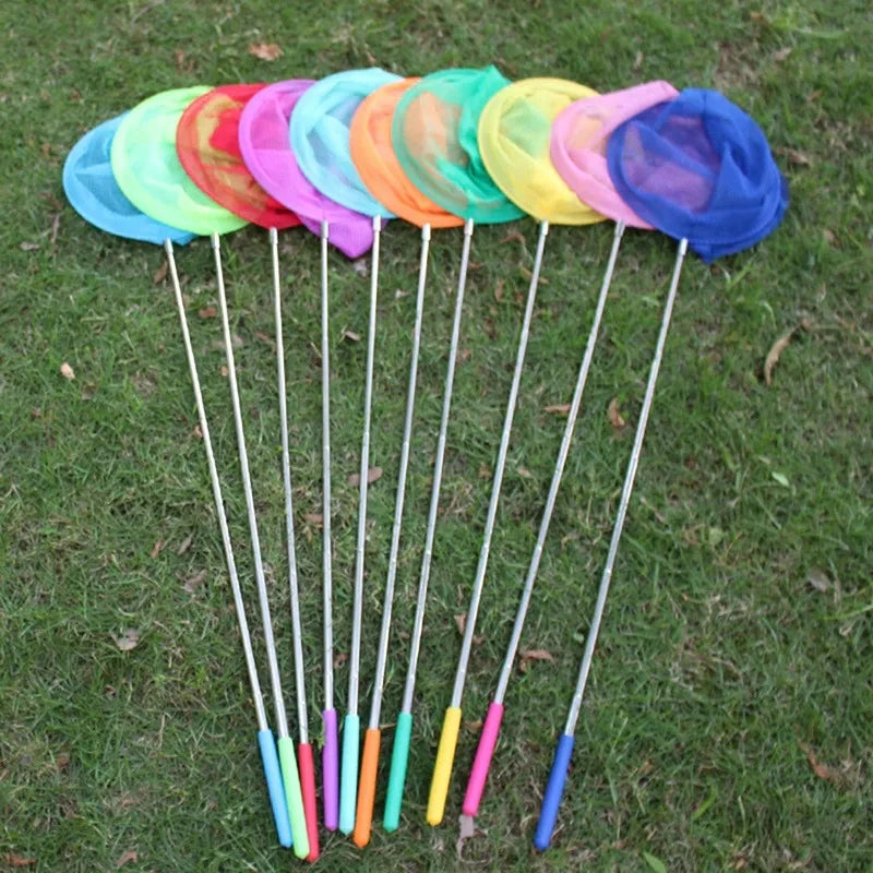 Telescopic Handheld Cage Net Summer Butterfly Catching Net Insect Catcher Lake River Fishing Tackle 2