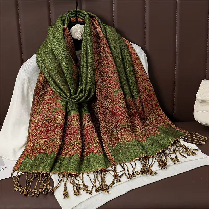 Luxury Cashmere Pashmina Shawl Winter Scarf For Women 0