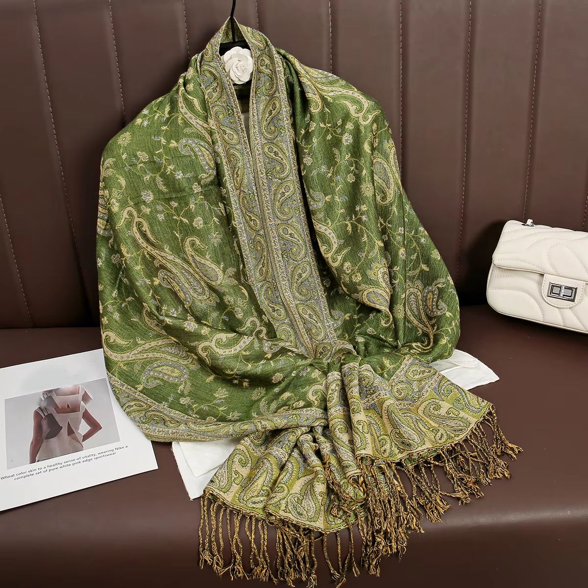 Luxury Cashmere Pashmina Shawl Winter Scarf For Women 9
