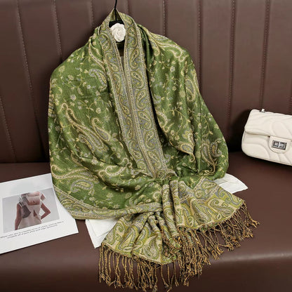 Luxury Cashmere Pashmina Shawl Winter Scarf For Women 9