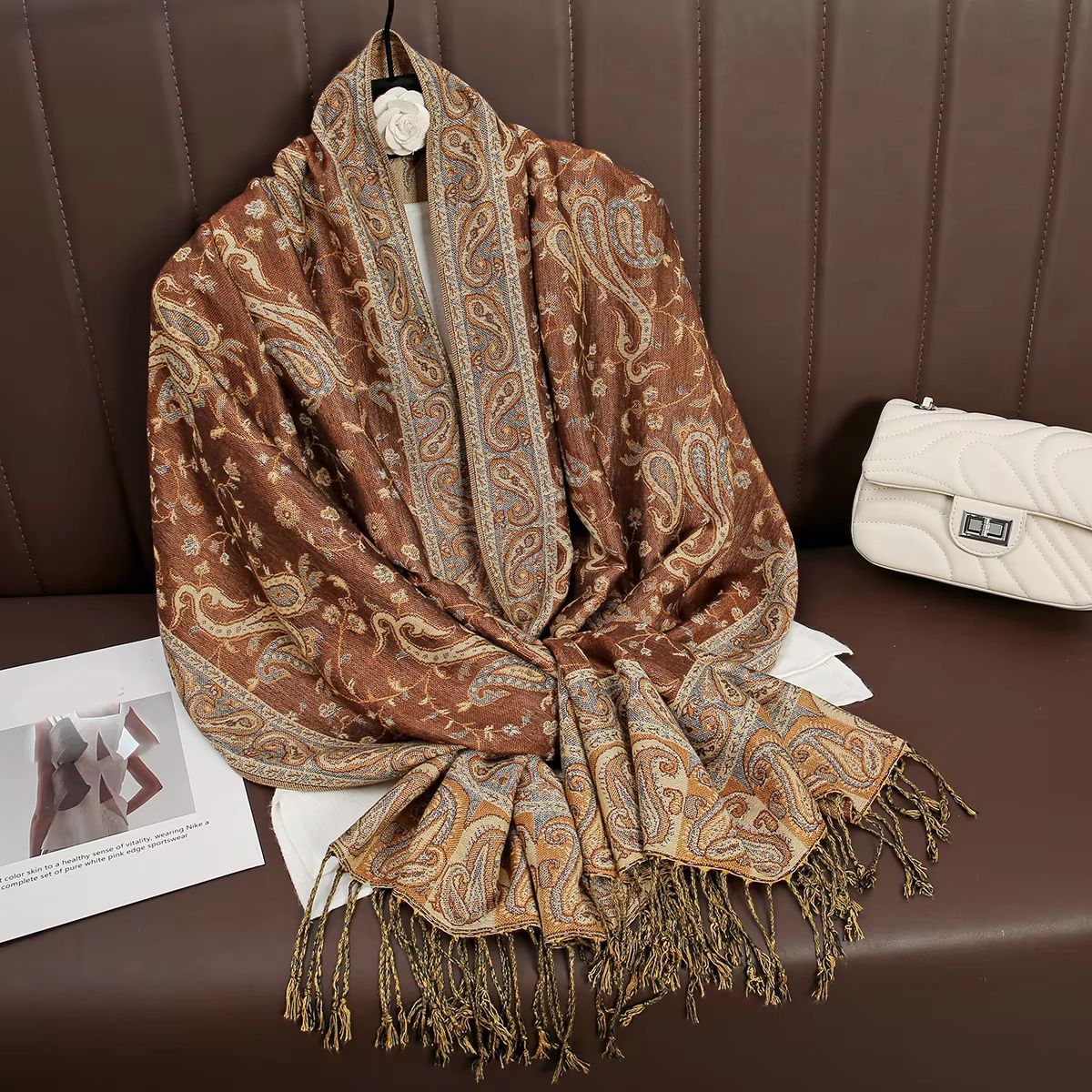Luxury Cashmere Pashmina Shawl Winter Scarf For Women 10