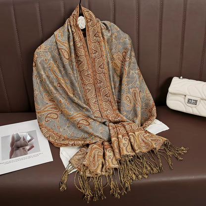 Luxury Cashmere Pashmina Shawl Winter Scarf For Women 15