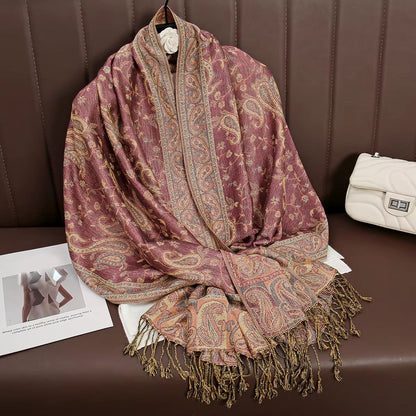 Luxury Cashmere Pashmina Shawl Winter Scarf For Women 17