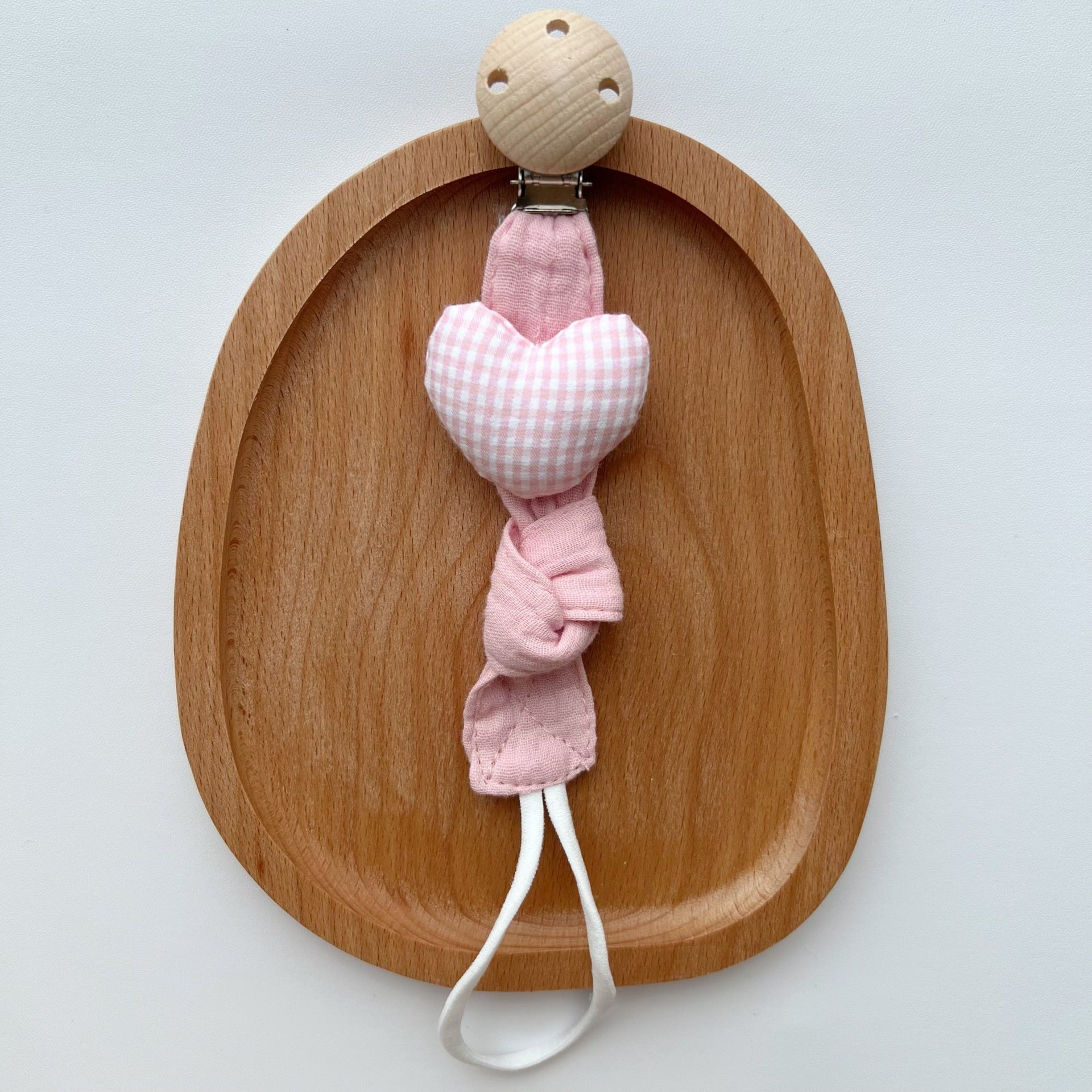 Cute Cartoon Bear Star Baby Pacifier Clip Ecofriendly Cotton Soother 8