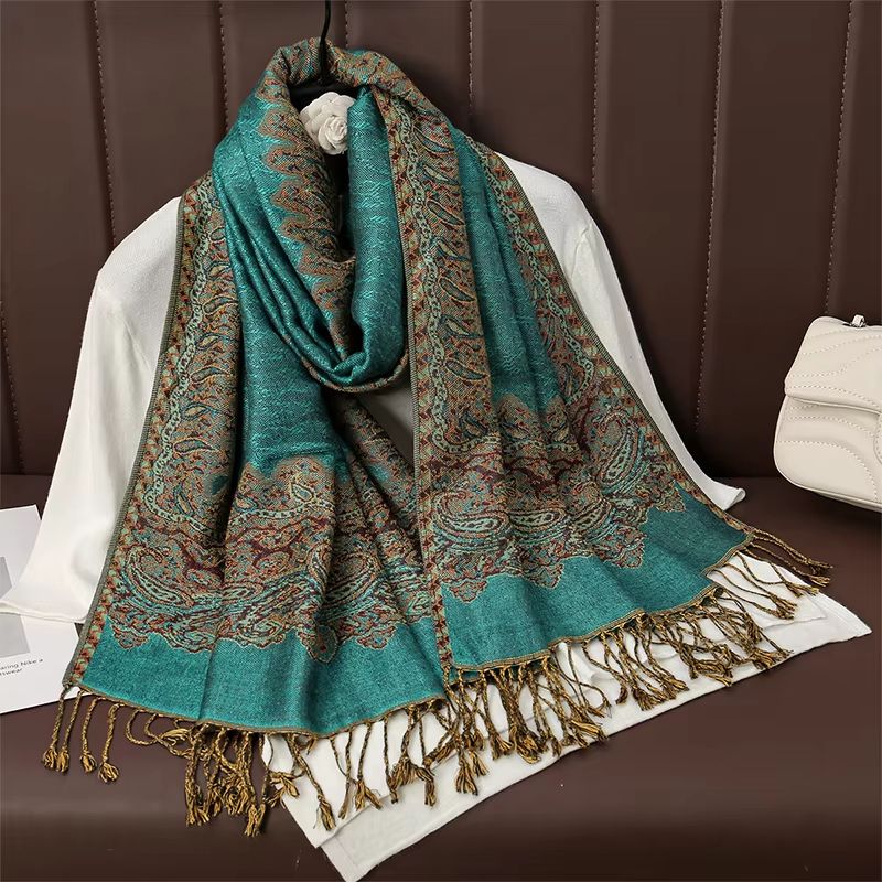 Luxury Cashmere Pashmina Shawl Winter Scarf For Women 26