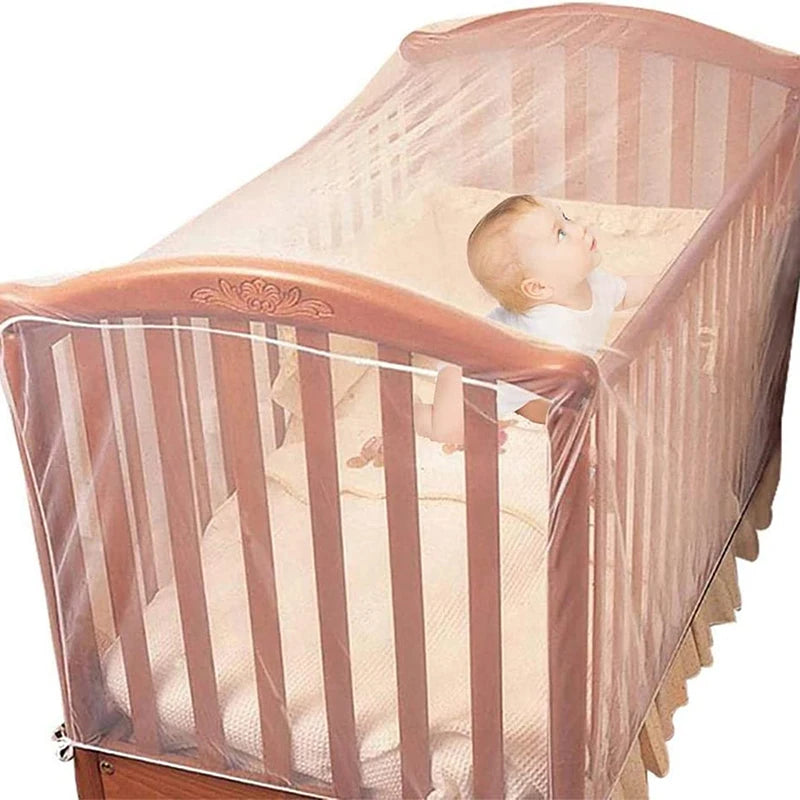 Summer Baby Bed Crib Mosquito Net Universal Foldable Breathable Cover 1