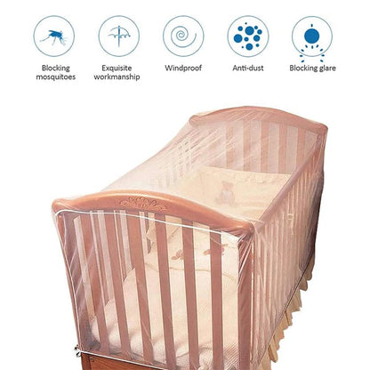 Summer Baby Bed Crib Mosquito Net Universal Foldable Breathable Cover 3