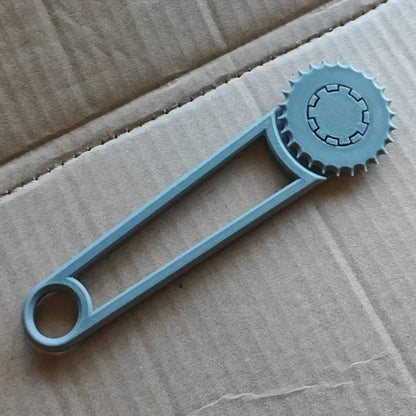Manual Handheld Paperboard Box Punch Tool Adjustable Steel Roller Grey Hole Punch For DIY Crafts 4