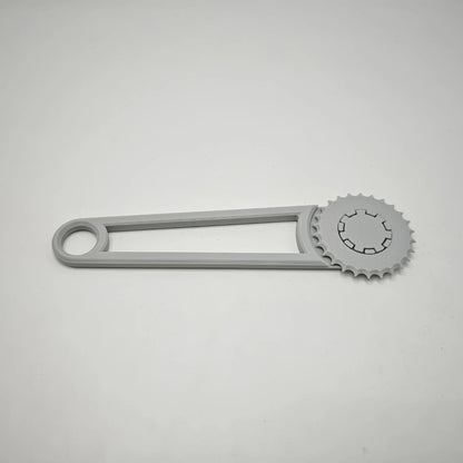 Manual Handheld Paperboard Box Punch Tool Adjustable Steel Roller Grey Hole Punch For DIY Crafts 5