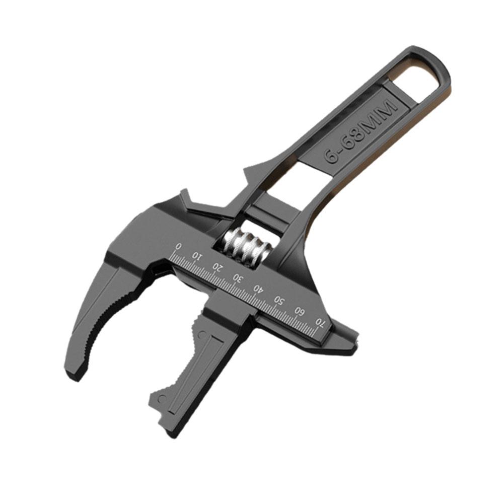 Universal Adjustable Wrench Large Opening Pipe Tool MultiFunctional Home Repair Nut Key Spanner For 7