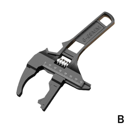 Universal Adjustable Wrench Large Opening Pipe Tool MultiFunctional Home Repair Nut Key Spanner For 2