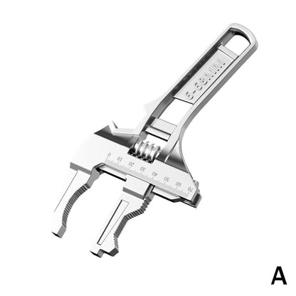 Universal Adjustable Wrench Large Opening Pipe Tool MultiFunctional Home Repair Nut Key Spanner For 1