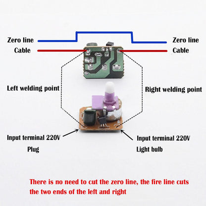 Adjustable Dimmer Knob Controller For Lamp Dimming Table Light OnOff Switch 7