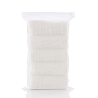 Soft Baby Towels Muslin Layers Cotton Face Towel Handkerchief Bathing Wipe Burp Cloth 4