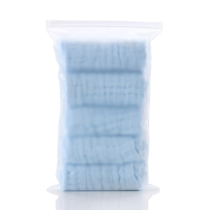 Soft Baby Towels Muslin Layers Cotton Face Towel Handkerchief Bathing Wipe Burp Cloth 5