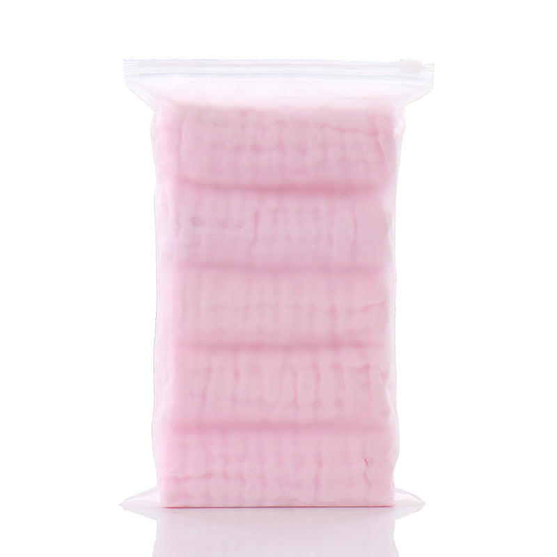 Soft Baby Towels Muslin Layers Cotton Face Towel Handkerchief Bathing Wipe Burp Cloth 6