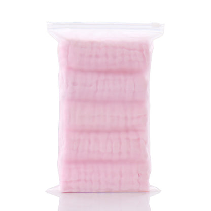 Soft Baby Towels Muslin Layers Cotton Face Towel Handkerchief Bathing Wipe Burp Cloth 6