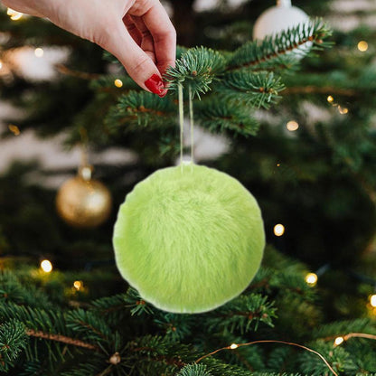 Plush Christmas Ball, Christmas Tree Decoration, Christmas Party Decor, Holiday Furnishings, Tree Home Decor Set