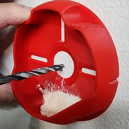 Reusable Drill Dust Collector Multifunction Dust Box Red Dust Bowl Device Dustproof Collection Tool 3