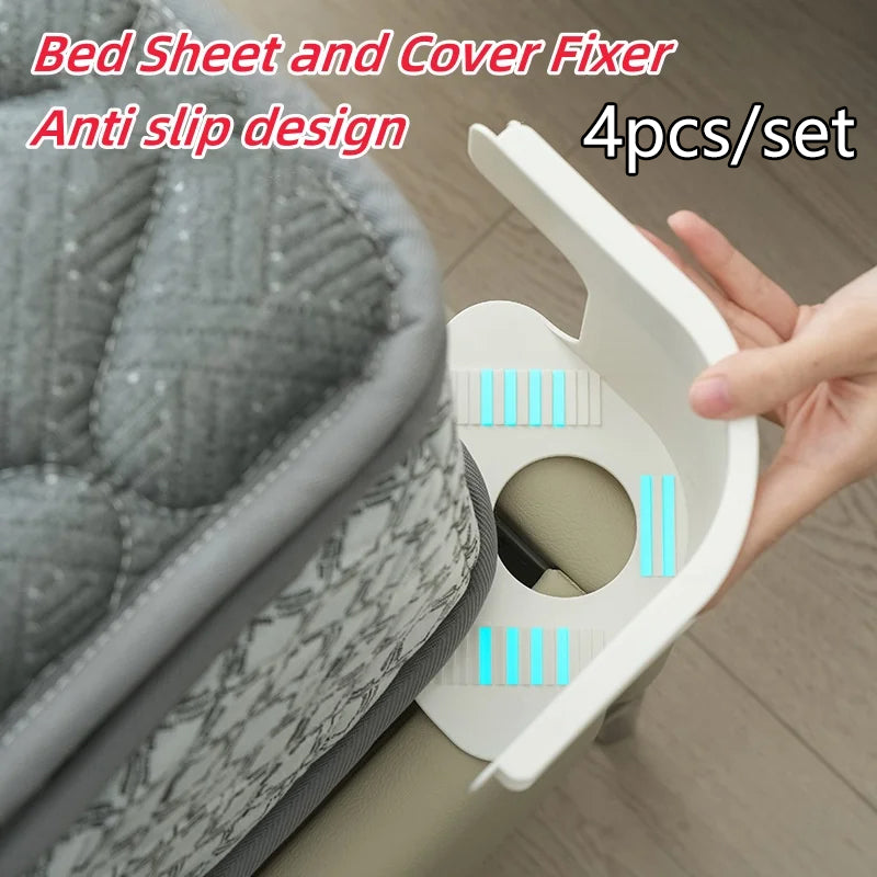 Heavy Duty Bedsheet Corner Tightener With AntiSlip Design Bed Sheet Retainer For Home Cleanliness 0