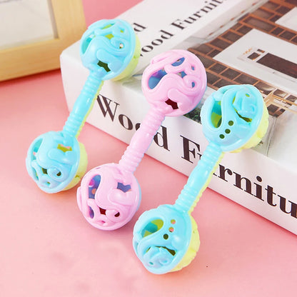 Children's Party Toy, Double-Headed Hand Rattle, Baby Shower Bell Gift