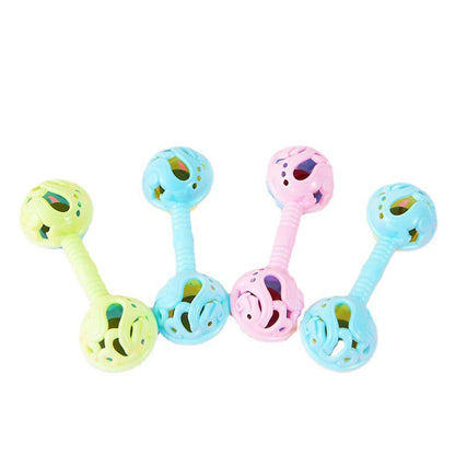 Children's Party Toy, Double-Headed Hand Rattle, Baby Shower Bell Gift