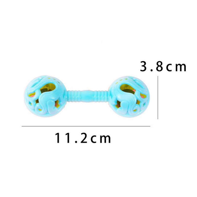 Children's Party Toy, Double-Headed Hand Rattle, Baby Shower Bell Gift