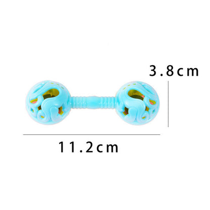 Children's Party Toy, Double-Headed Hand Rattle, Baby Shower Bell Gift