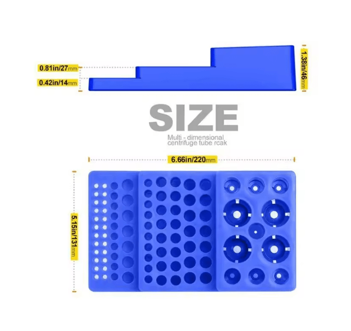 Stepped Laboratory Test Tube Rack 2