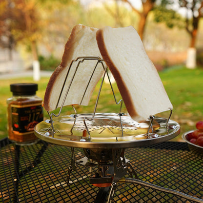 Simple Portable Stainless Steel Toast Rack Outdoor Camping Toaster 2