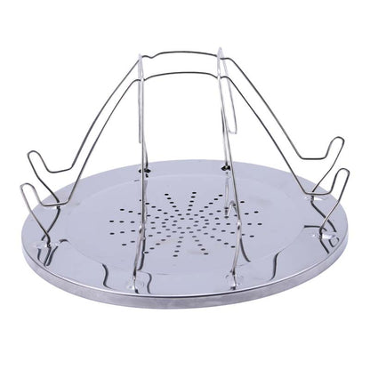 Simple Portable Stainless Steel Toast Rack Outdoor Camping Toaster 5