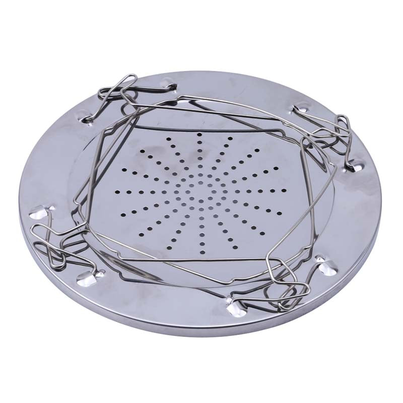 Simple Portable Stainless Steel Toast Rack Outdoor Camping Toaster 4