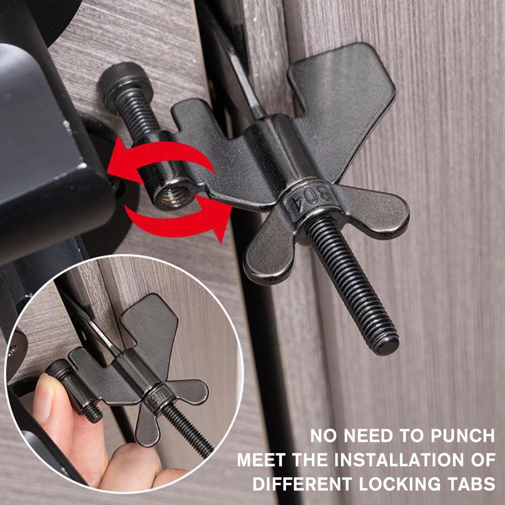 SelfDefense Door Lock Portable Hotel Security Travel Door Stopper For Home Safety 1
