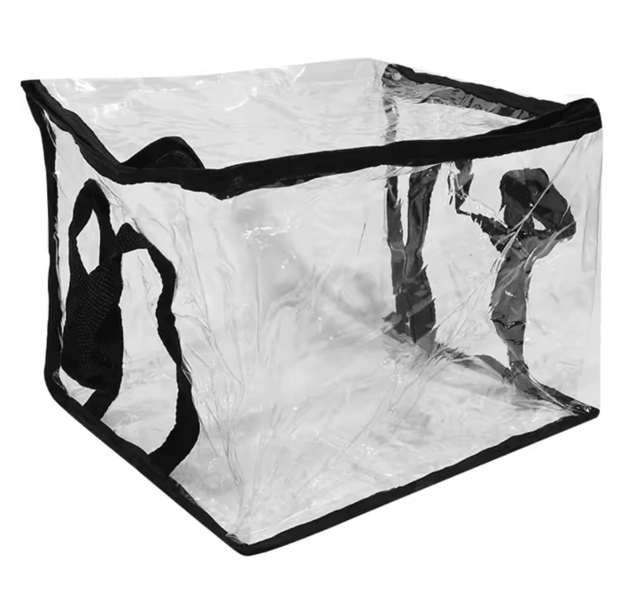 Foldable Transparent Book Storage Box 3