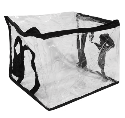 Foldable Transparent Book Storage Box 3